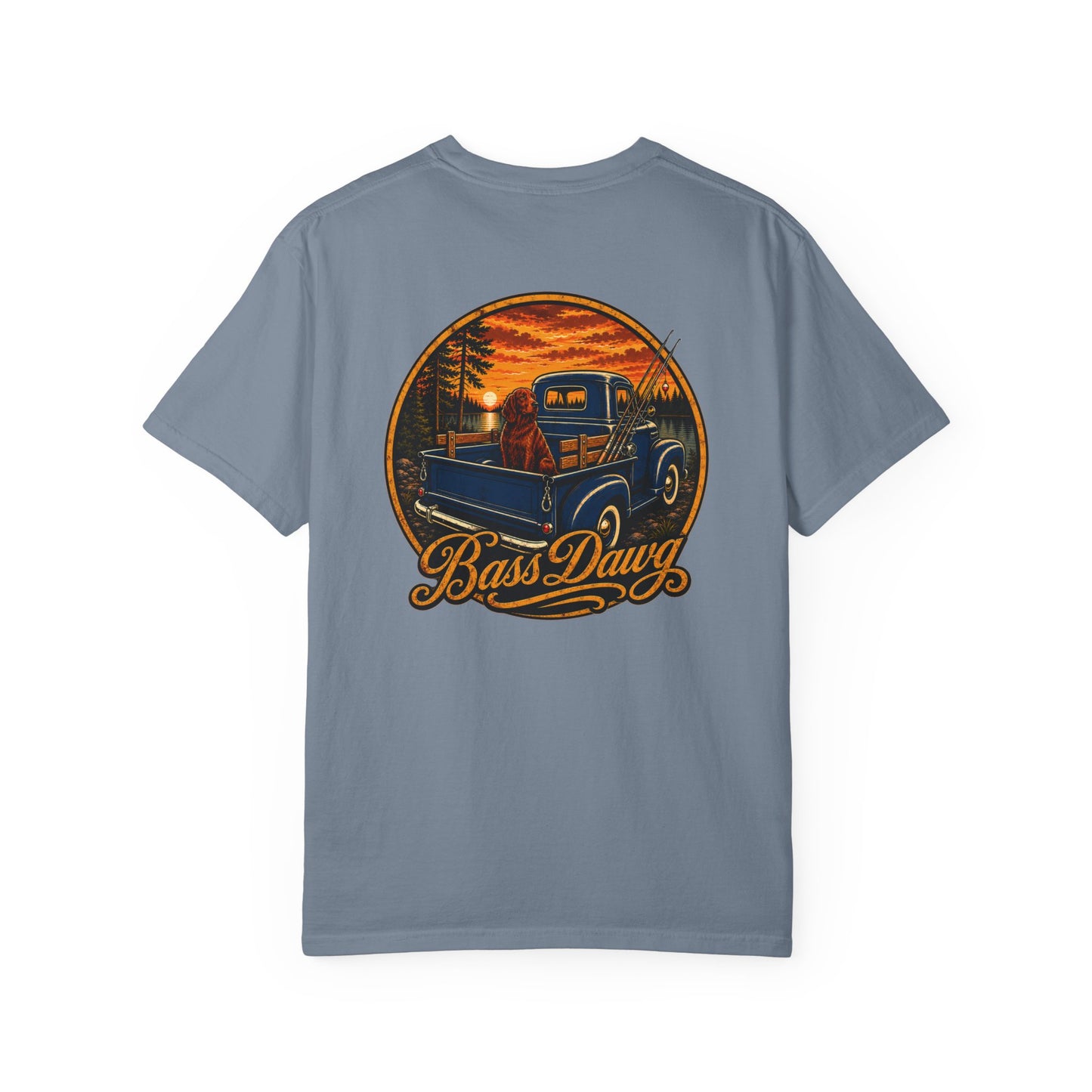 Color: Blue Jean | BassDawg Lakeside Truck Tee - Blue Jean