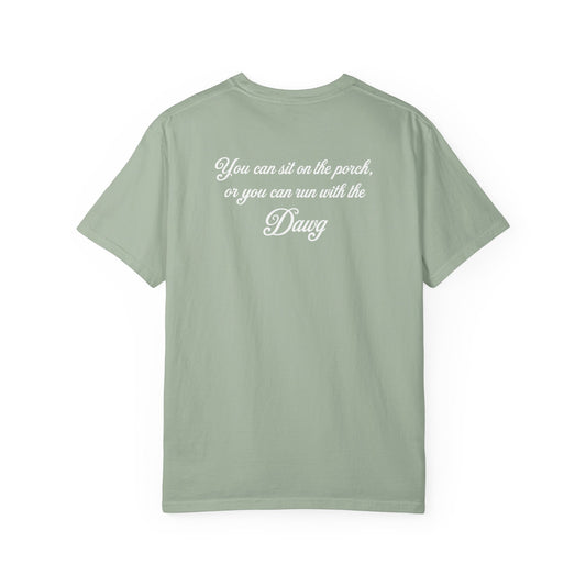 Color: Bay | BassDawg Off the Porch Tee - White Outline - Bay