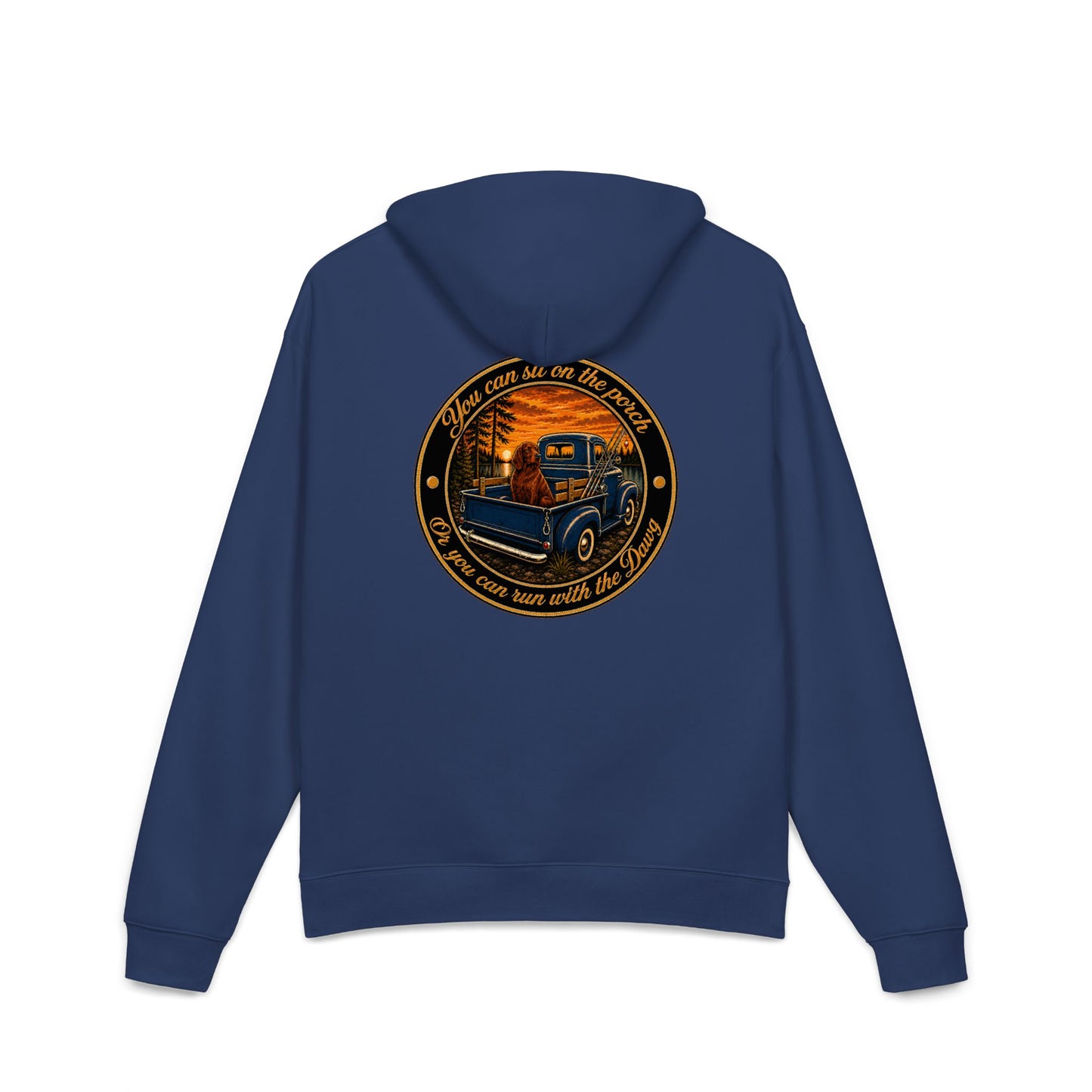 Color: Cobalt | BassDawg Backroad Hoodie - Lakeside Truck - Cobalt