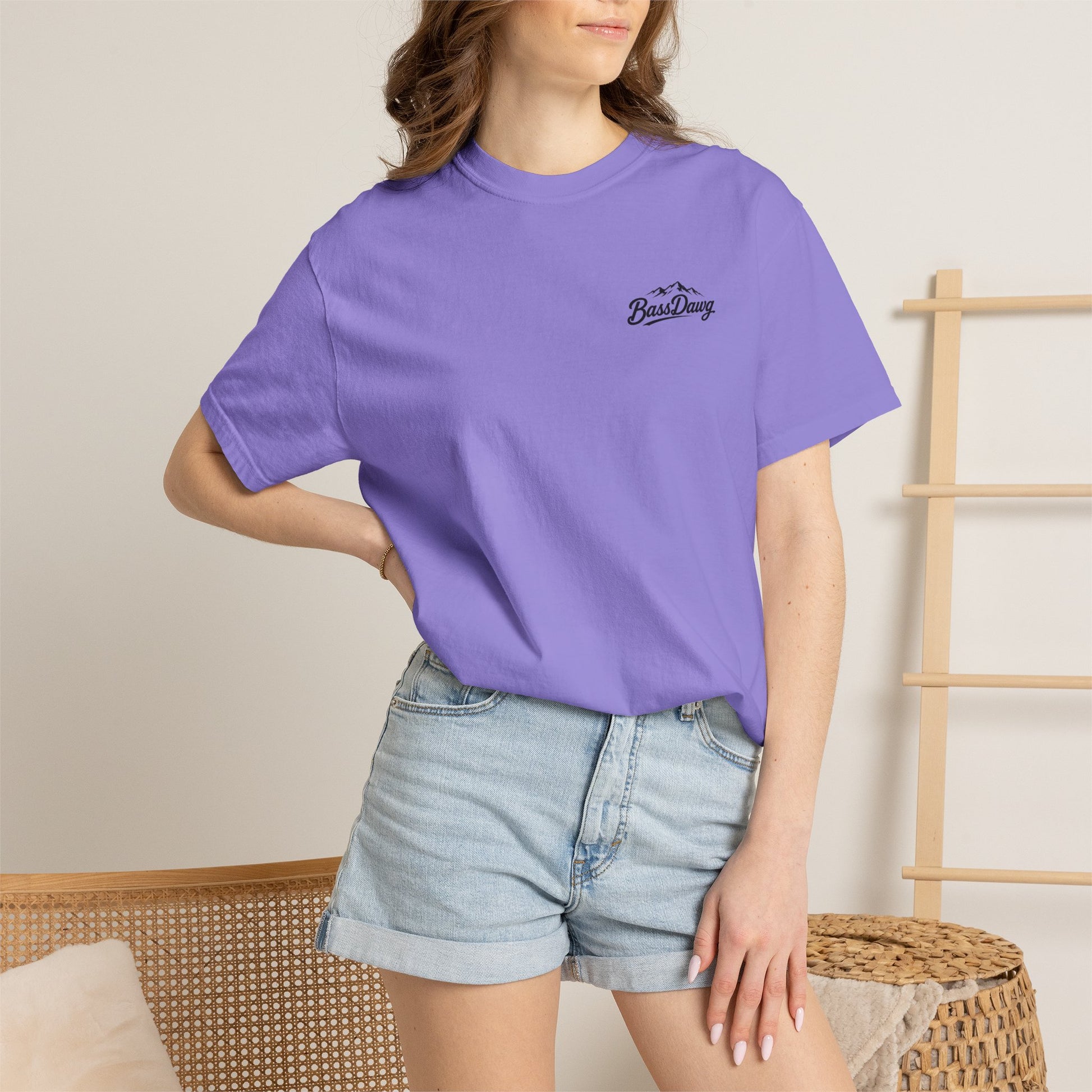Color: Violet | BassDawg Everyday Tee - Alpine - Violet