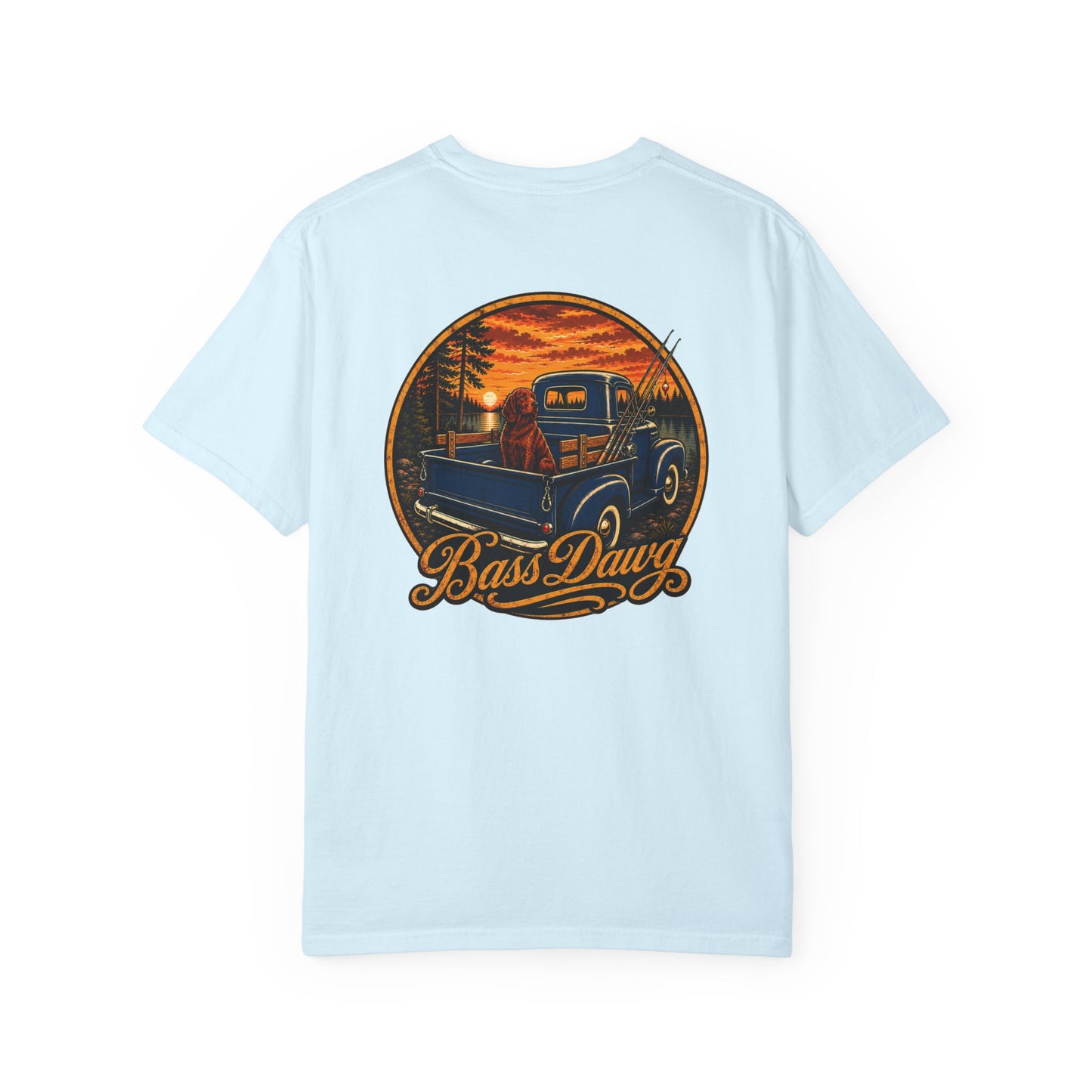 Color: Chambray | BassDawg Lakeside Truck Tee - Chambray