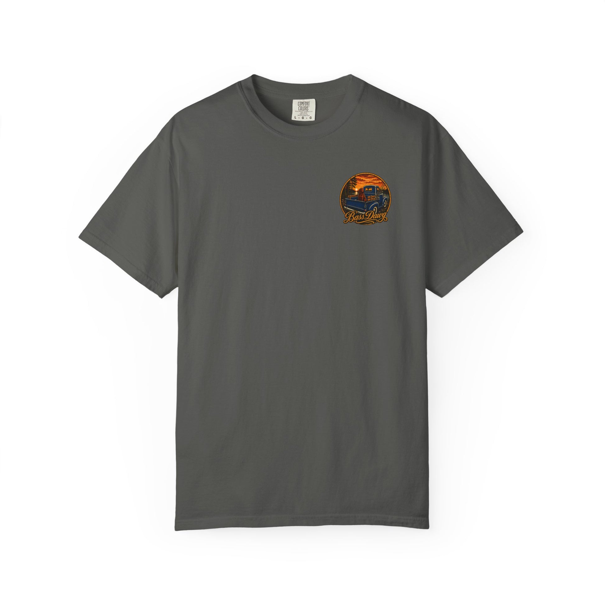 Color: Pepper | BassDawg Off the Porch Tee - Lakeside Sunset - Pepper