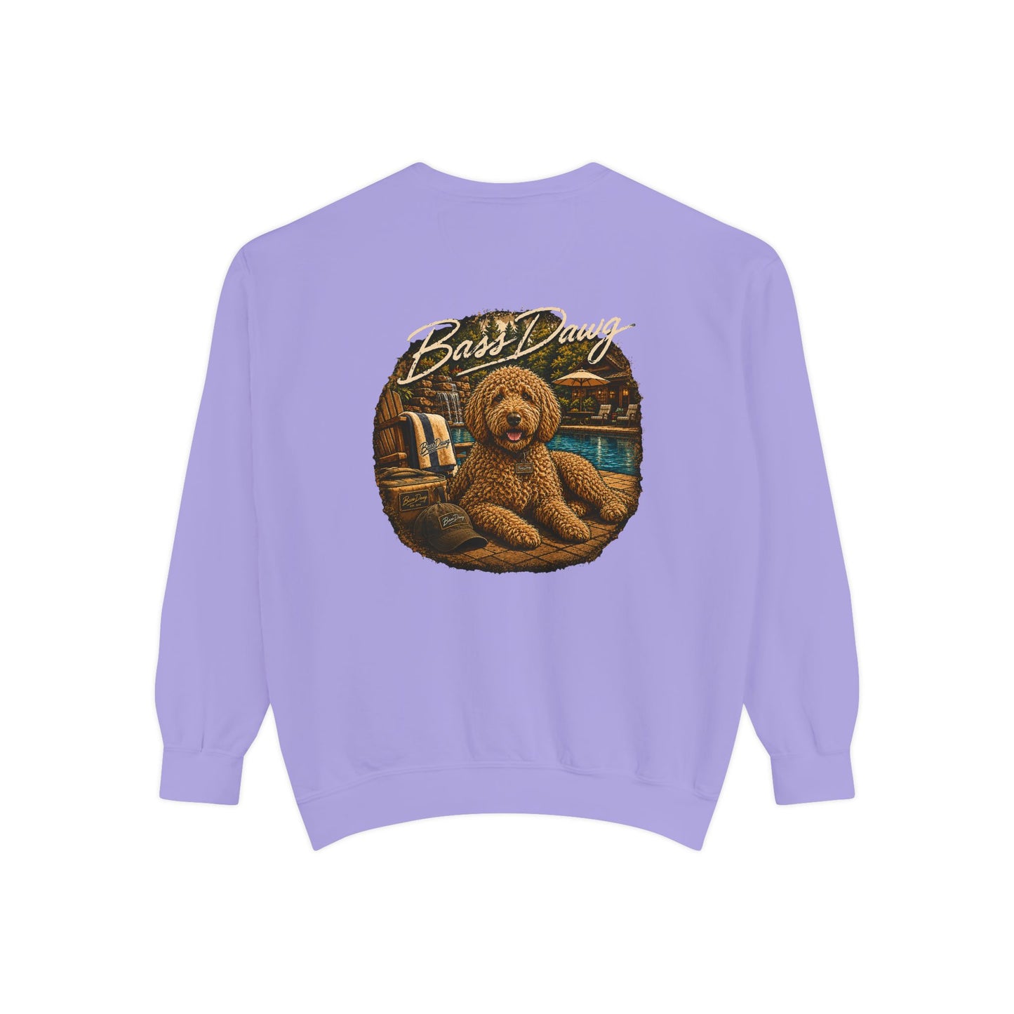 Color: Violet | The Dawg Collection - Goldendoodle Crewneck - Violet