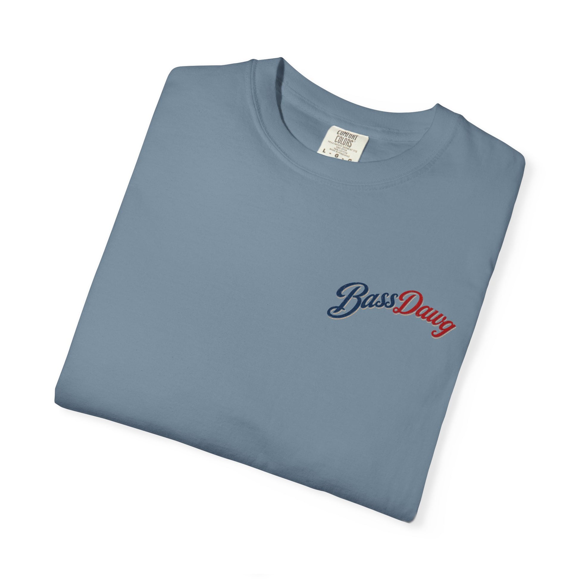 Color: Ice Blue | BassDawg America's Brand Tee - Born for the Lake - Ice Blue