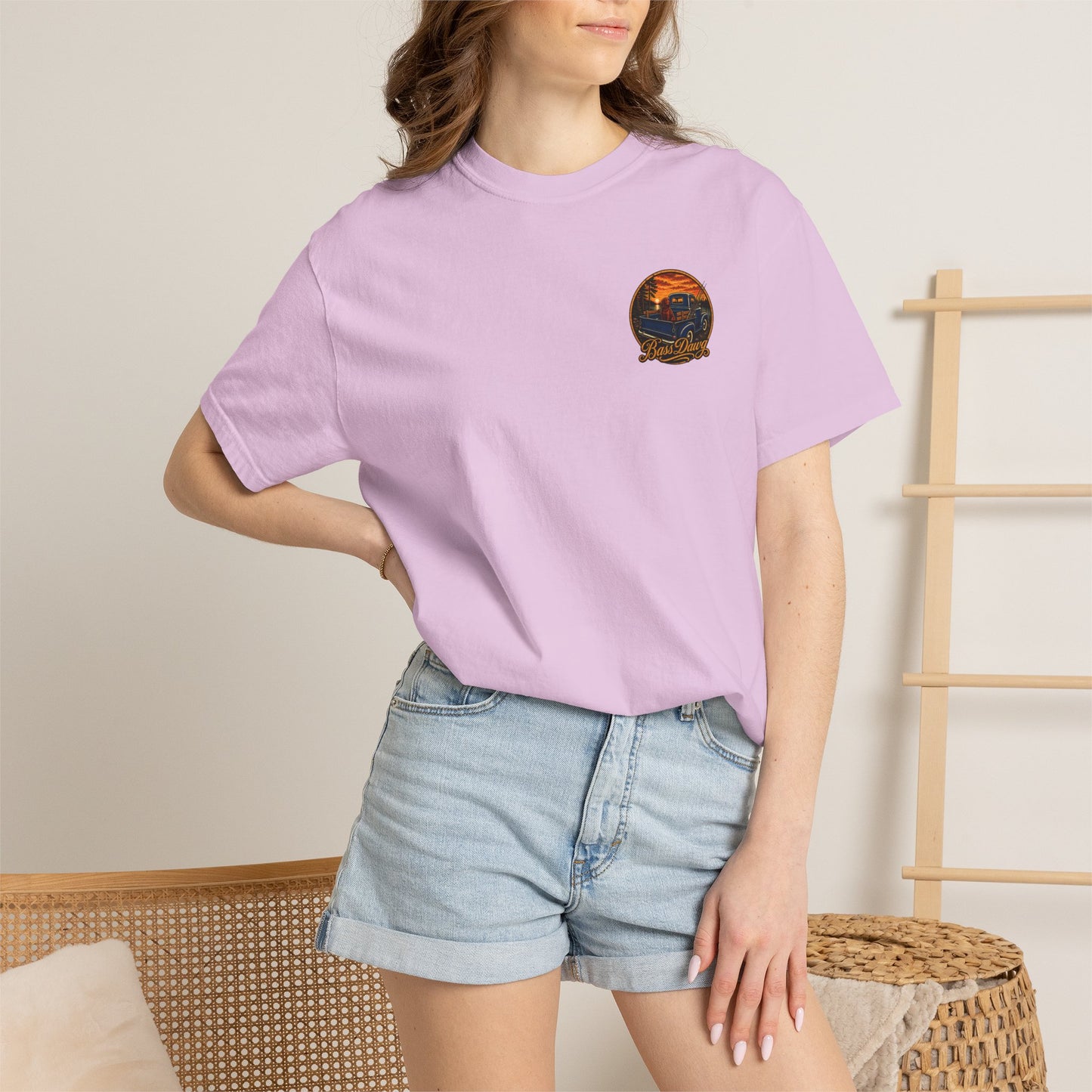 BassDawg Off the Porch Tee - Lakeside Sunset