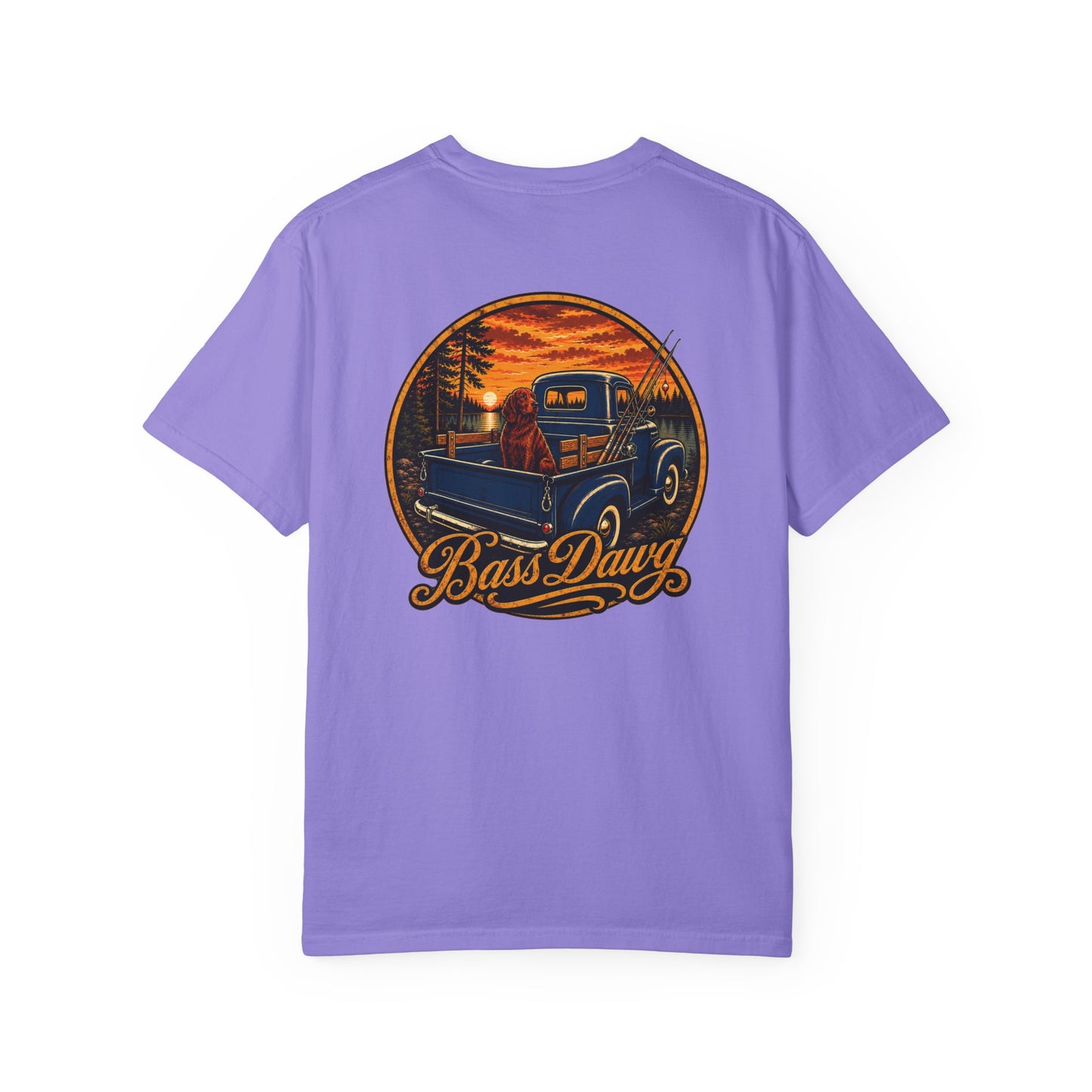 Color: Violet | BassDawg Lakeside Truck Tee - Violet